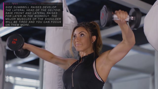 Seated Shoulder Dumbbell Presses