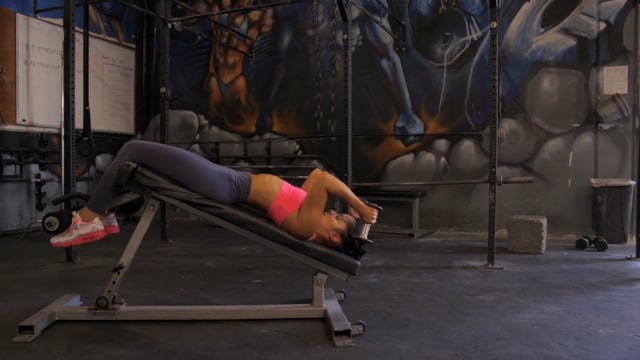 Single Arm Incline Dumbbell Curl & Single Arm Overhead Tricep Extensions