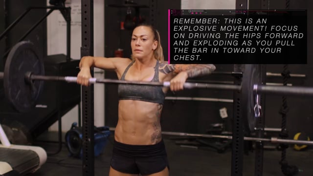 Barbell High Pull