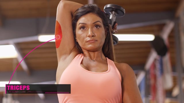 Single Arm Standing Dumbbell Extensions