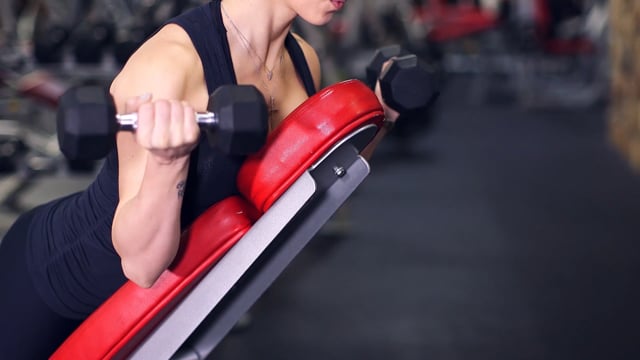 Dumbbell Spider Curl