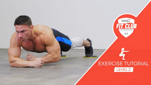 Valslide Forearm Plank Crawls