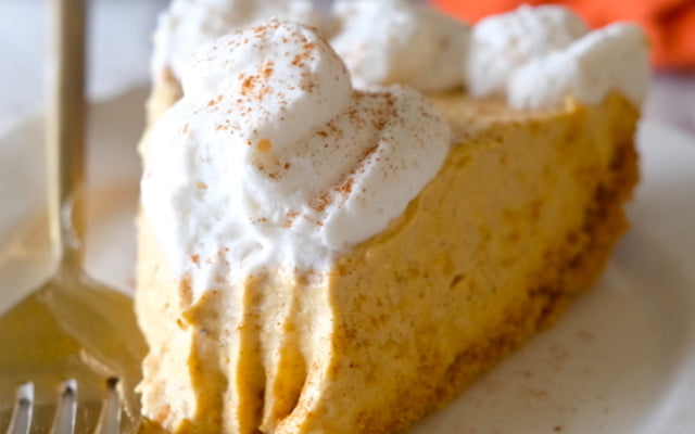 Pumpkin Protein Cheesecake